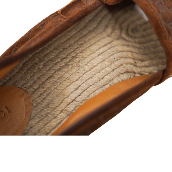 GUCCI Suede Espadrilles Size 10 - Picture 9 of 10